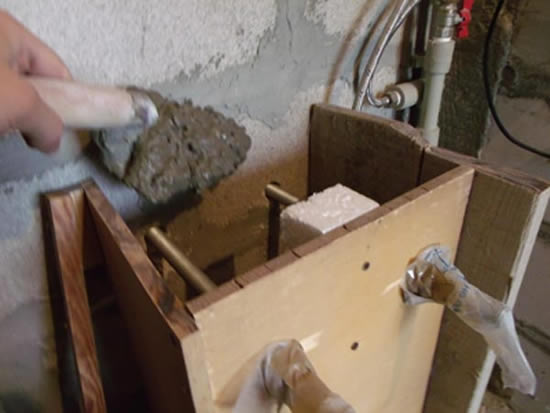 Фото 7 — Бетонирование опалубки