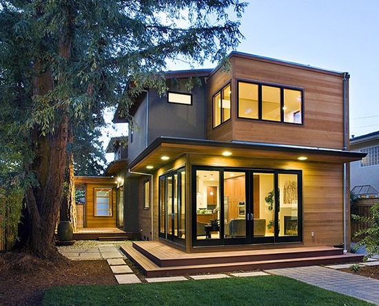 Фото 7 - Дом интересного дизайна с плоской крышей