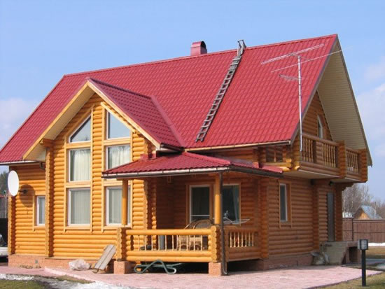 Фото 7 – Дом на даче из бревна