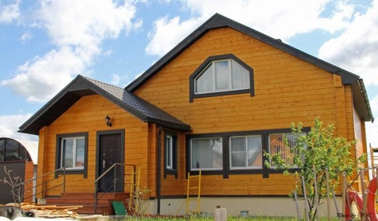 Фото 7 – Фасад сруба