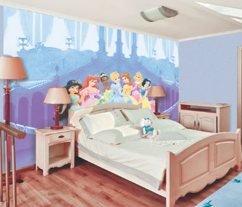 Фотообои с принцессами из любимых мультфильмов