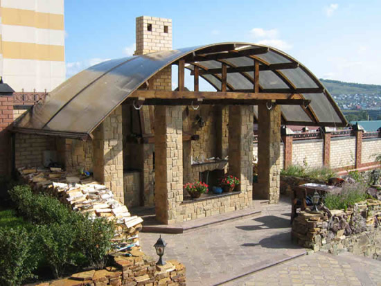 Фото 7 – Каменная беседка