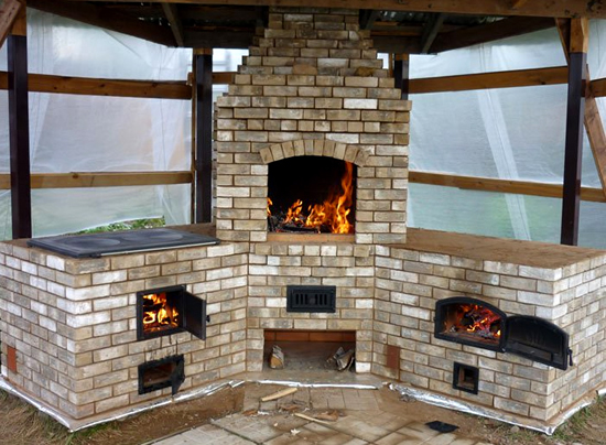 Фото 7 – Печной комплекс для беседки