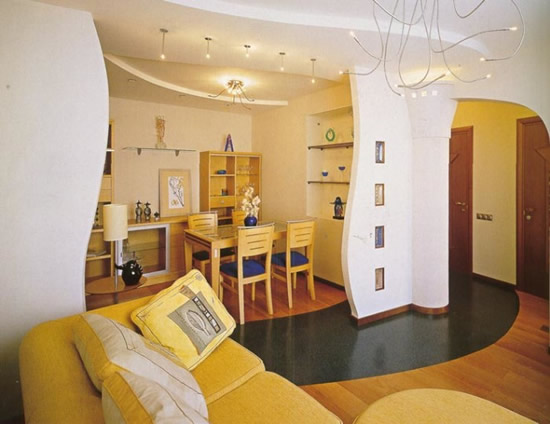 Фото 7 - Перегородки из гипсокартона для кухни