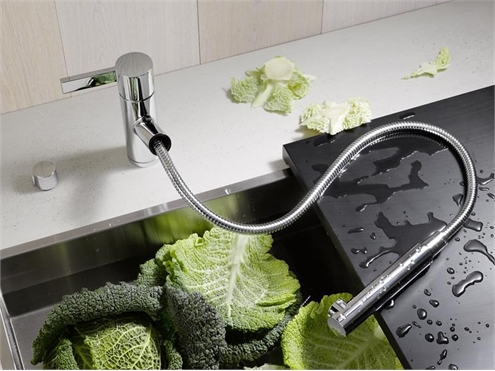 Фото 8 — Кухонный смеситель с выдвижным рукавом