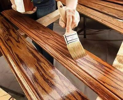 Фото 8 – Обработка деревянного штакетника