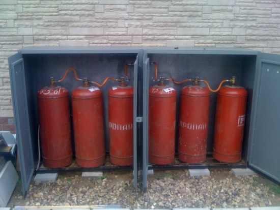 Фото 8 – Отопление дачи газовыми баллонами