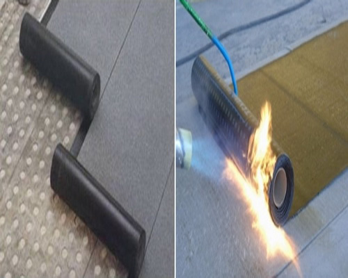 Фото 8 – Правильная укладка рубероида на поверхность