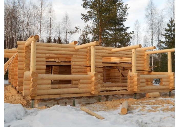 Фото 8 – Проемы сруба