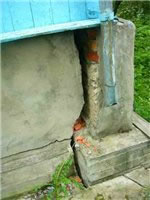 Фото 8 – Разрушение наружного фундамента 