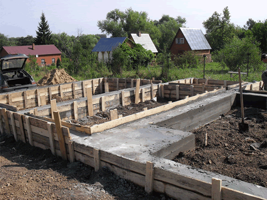 Фото 9 – Ленточный фундамент