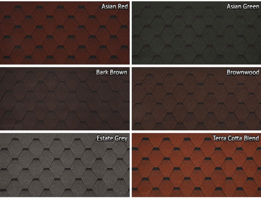 Фото 9 – Основные расцветки черепицы фирмы Owens Corning