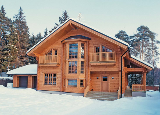 Фото 9 – Сруб с гаражом