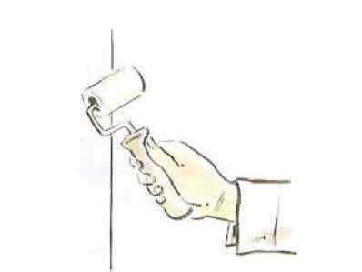 Специальный резиновый валик для разглаживания швов