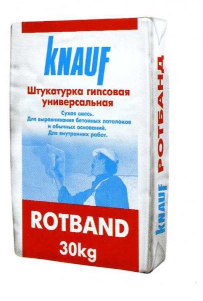 Рисунок 1 - Гипсовая штукатурка для потолков Knauf Rotband