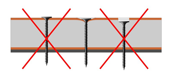 Рисунок 1 - Как вкрутить саморез
