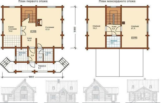 Рисунок 1 – Проект дома