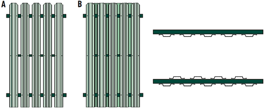 Рисунок 1 - Штакетник из профнастила