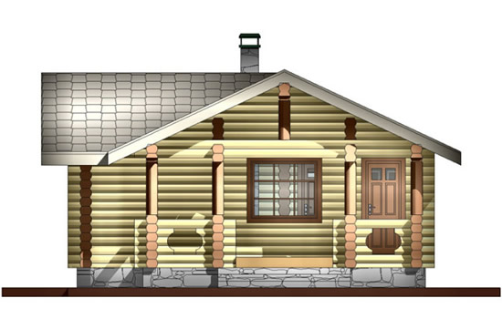 Рисунок 1 – Типовой проект сруба