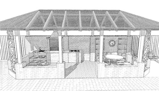 Рисунок 2 – Проект печного комплекса