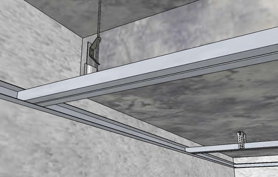 Рисунок 9 - Шаг регулирующих подвесов должен составлять не более 600 мм