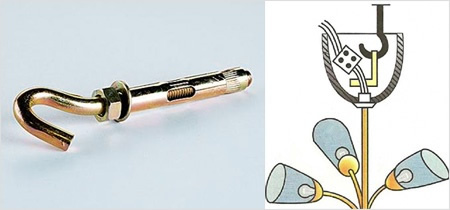 Фото 3 - Варианты крепления люстры