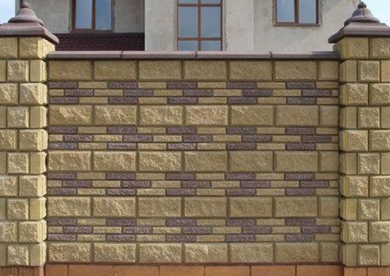 Фото 13 – Забор и столбы из шлакоблока