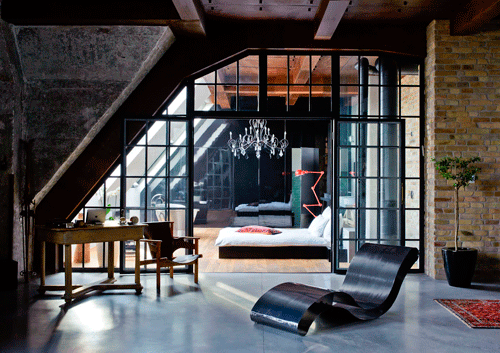 Интерьер в стиле лофт