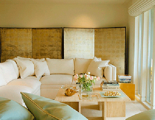 Интерьер в пастельных тонах 