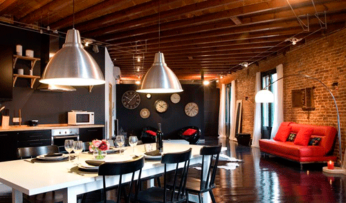 Дом в стиле лофт