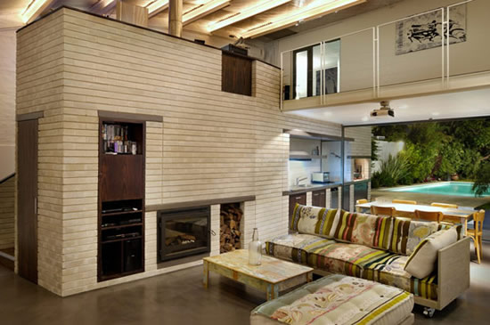 Облицовочный кирпич в интерьере