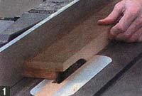 Выборка на циркулярной пиле шипов