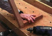 Сборка планок и перемычки крестовины