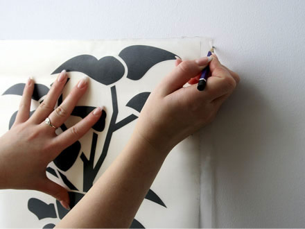 Виниловые наклейки в интерьере фото