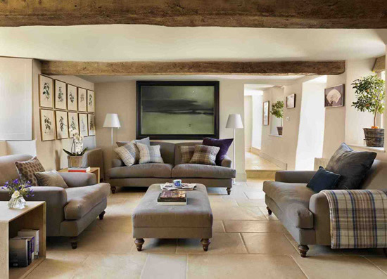 Полиуретановые потолочные балки в интерьере