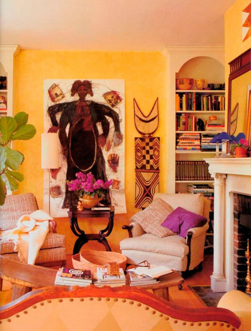Гостиная в африканском стиле