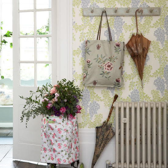 Растительный принт в интерьере кантри