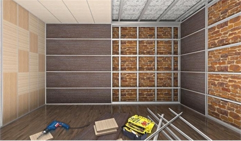 Фото 1 – Монтаж стеновых панелей