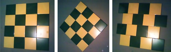 Фото 1 – Настенные способы укладки кафеля