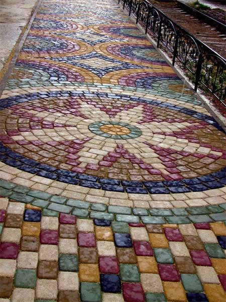 Фото 6 – Тротуарная мозаика
