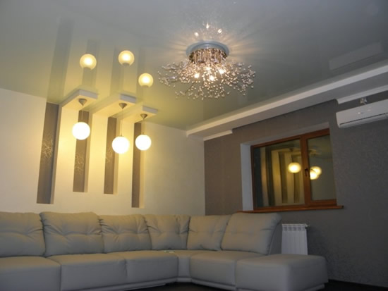 Фото 1 – Пленочный натяжной потолок