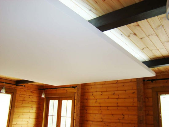 Фото 2 – Тканевый натяжной потолок