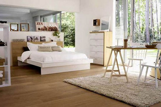 Разделение зон в мужском интерьере