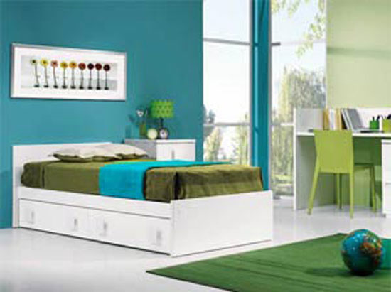 Ошибки в использовании голубого и зеленого цветов в интерьере