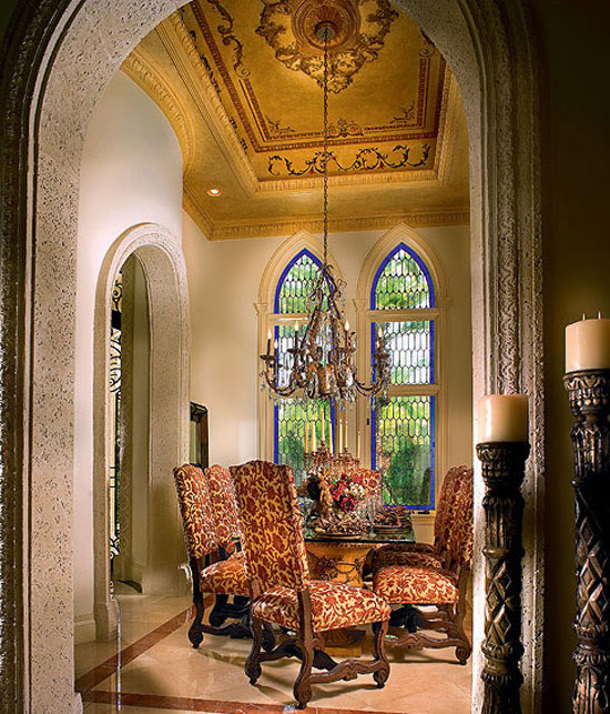 Готическая арка в интерьере фото