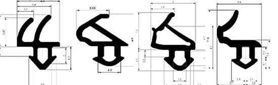 Уплотнители для пластиковых окон разной направленности