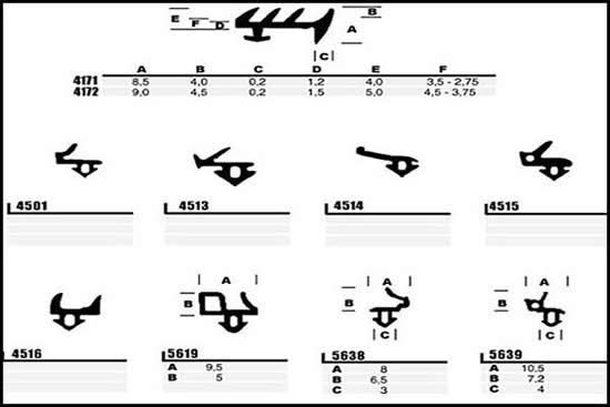 Форма уплотнителей для пластиковых окон
