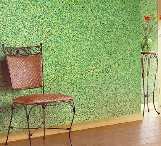 краска на стене