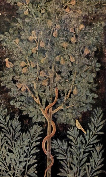 Фреска в виде дерева