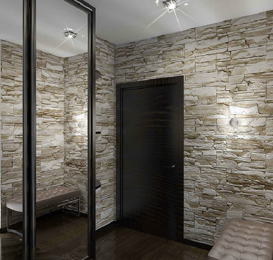 Темные тона в прихожей